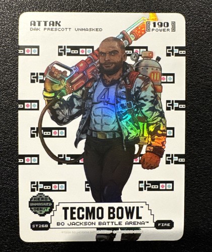 Bo Jackson Battle Arena Tecmo Sore Thumb 190 PWR Attack Dak Prescott Fire SSP