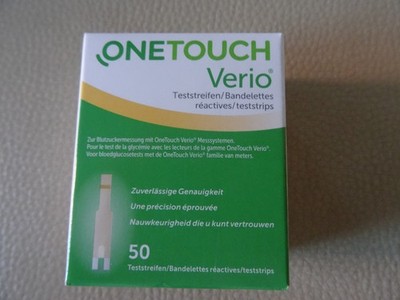 OneTouch Verio Blutzucker-Teststreifen, 50 Stück