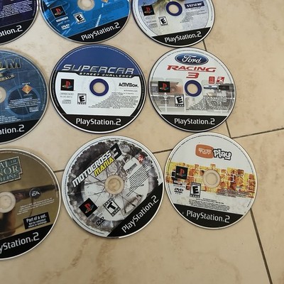 13x Video Game Lot: For PS2 ~ Disc Only No Duplicates Ford Racing