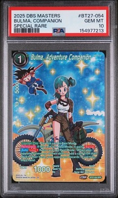 Bulma Adventure Companion PSA 10 Dragon Ball Super Masters | eBay