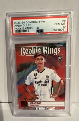Arda Guler [Red] #9 2023 Panini Donruss Rookie Kings card