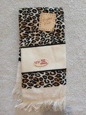 Crafter's Pride Kitchen Classic Jungle Print Leopard  Cross Stitch Towel 10510