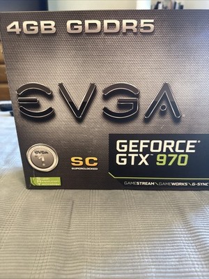 EVGA NVIDIA GeForce GTX 970 SC Gaming ACX 4GB GDDR5 Graphics Card