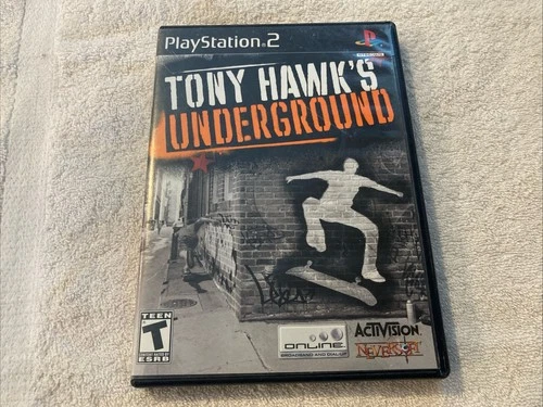 Tony Hawk's Underground (PlayStation 2,  2003) Game Complete With Manual