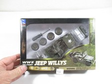 Jeep Willys WW2 Military 1:32 scale NewRay 1867241 Kit C908