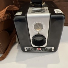 Vintage Antique Kodak Brownie Hawkeye Camera Photos Untested With Case
