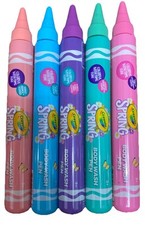 5 Crayola Spring Body Wash Pens Scented Assorted Colors 1.9 Fl Oz Each New