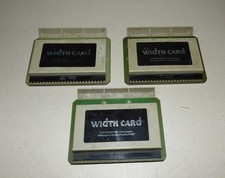 3 COMPUGRAPHIC TYPESETTING 1978 Computer FONT Width Cards 2