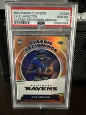 2022 Panini Classic Beginnings RC KYLE HAMILTON ROOKIE GOLD RAVENS /10 💎 MINT 
