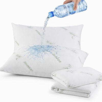 Aaf Textiles Bambus wasserdichte Kissenschoner 2 48x74, Bambus-wasserdicht 