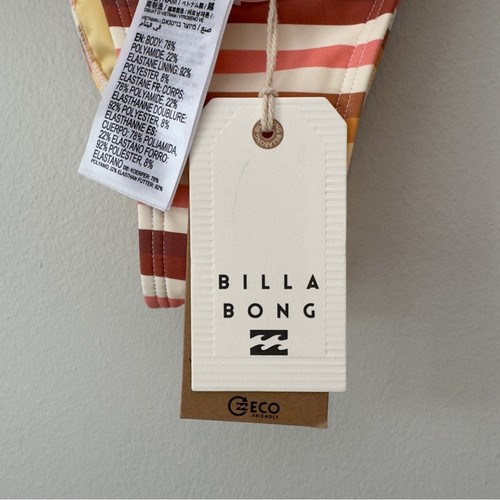 Nuevo con etiquetas Billabong Ray of Gold Traje de Baño Parte Inferior Bikini Rayas Elastizado Playa Piscina 12 - Imagen 9 de 13