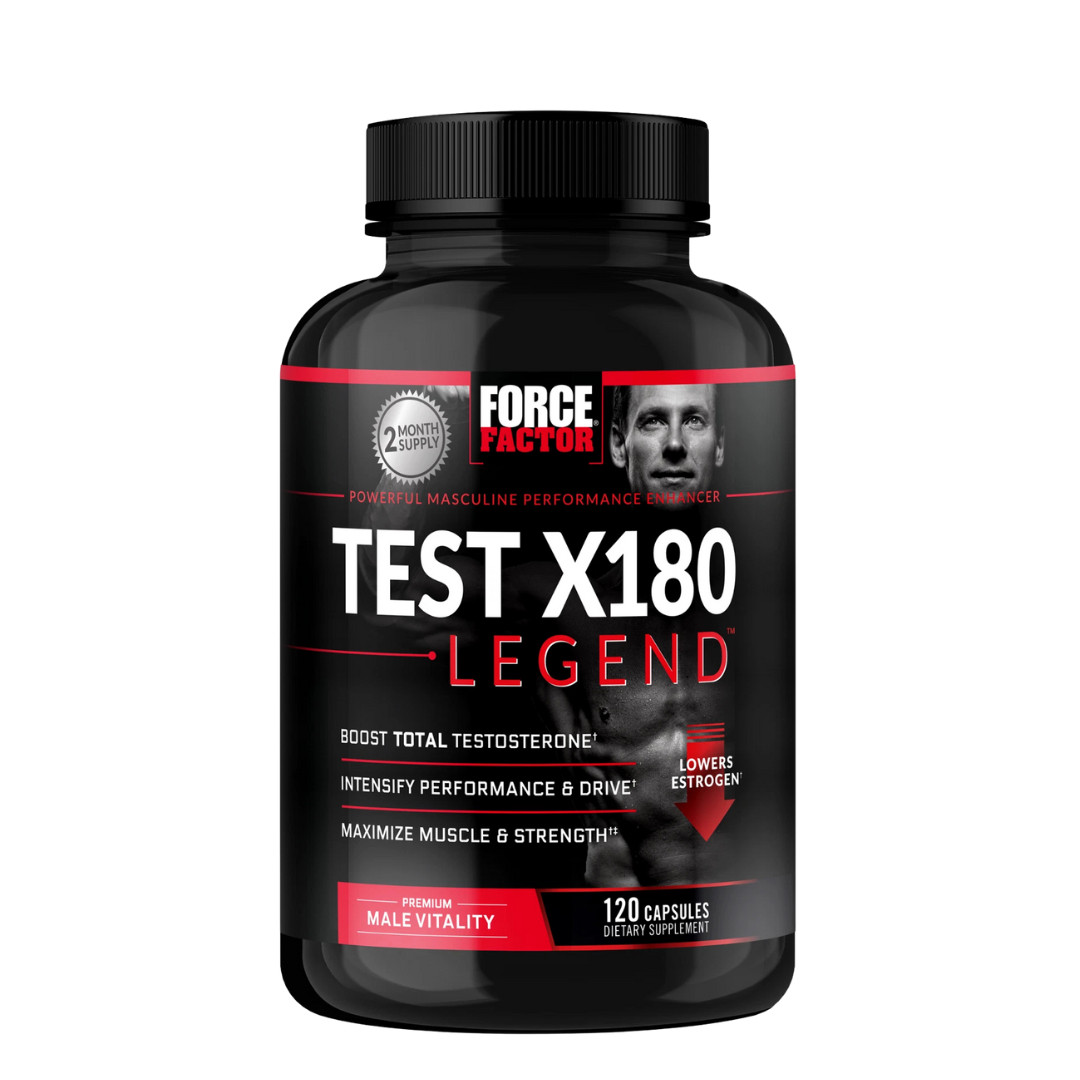 Force Factor Test X180 Legend 120 Capsules Men’s Vitality Supplement New Seal