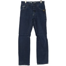 Vintage G-Star Jeansjacke Hose Herren Regular Tapered Fe0 Größe W31 L36