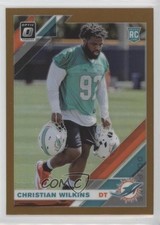 2019 Panini Donruss Optic Rookies Bronze Prizm Christian Wilkins #105 1i0v