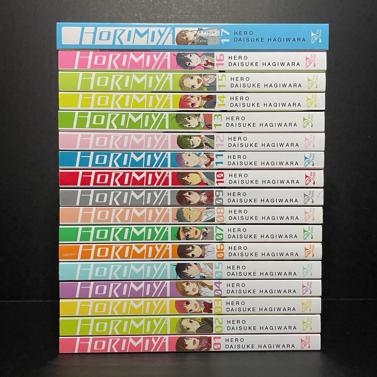 Horimiya Manga Volúmenes 1-17 Nuevo Inglés Auténtico Yen Prensa Juego Completo