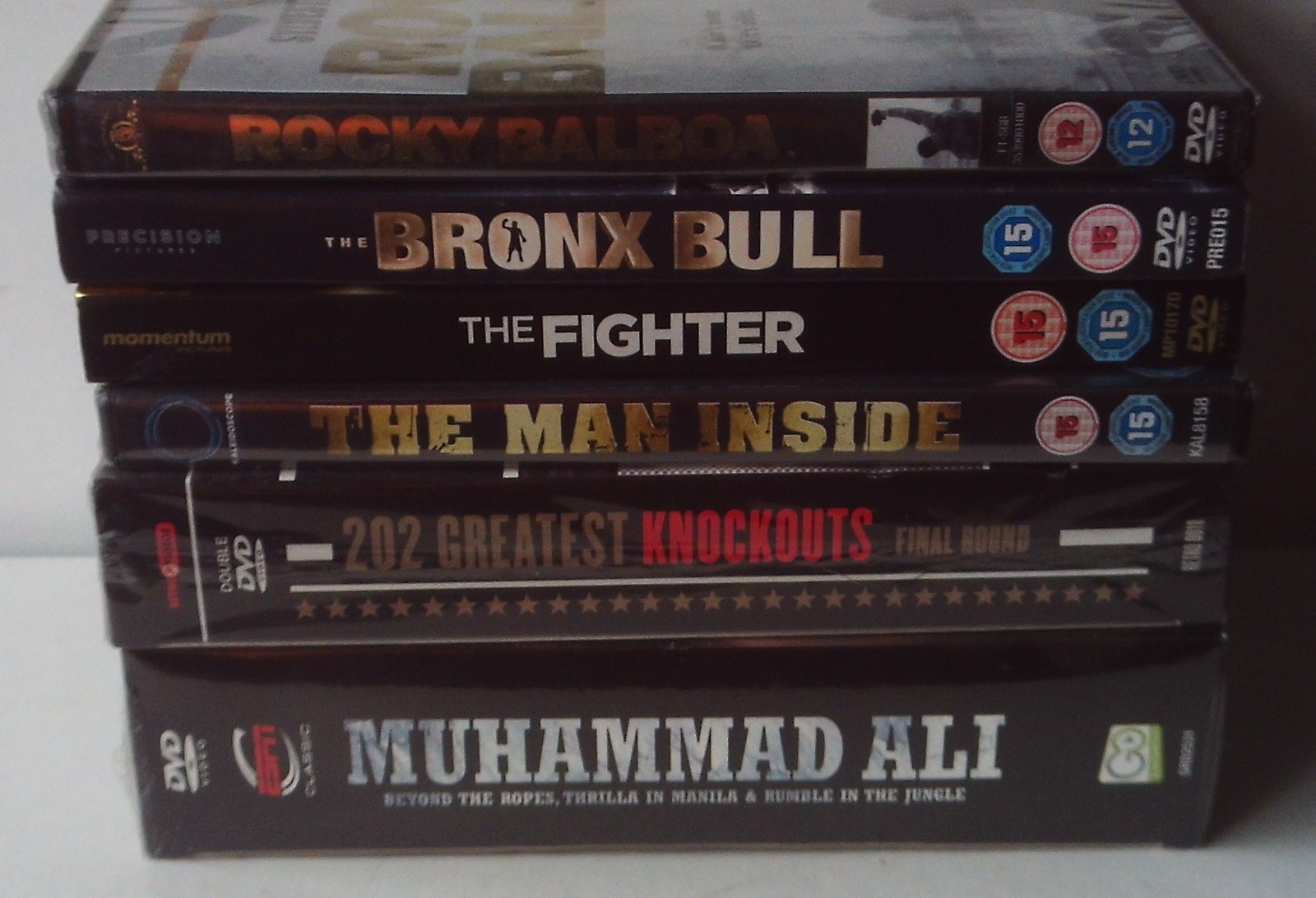 Rocky Balboa, The Man Inside, Fighter, Muhammad Ali, Bronx Bull DVD Boxing NEW