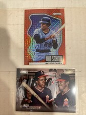Rod Carew 2022 Panini Prizm Old School Red Mojo Prizm #’D /149 #OS-9 Twins ESE