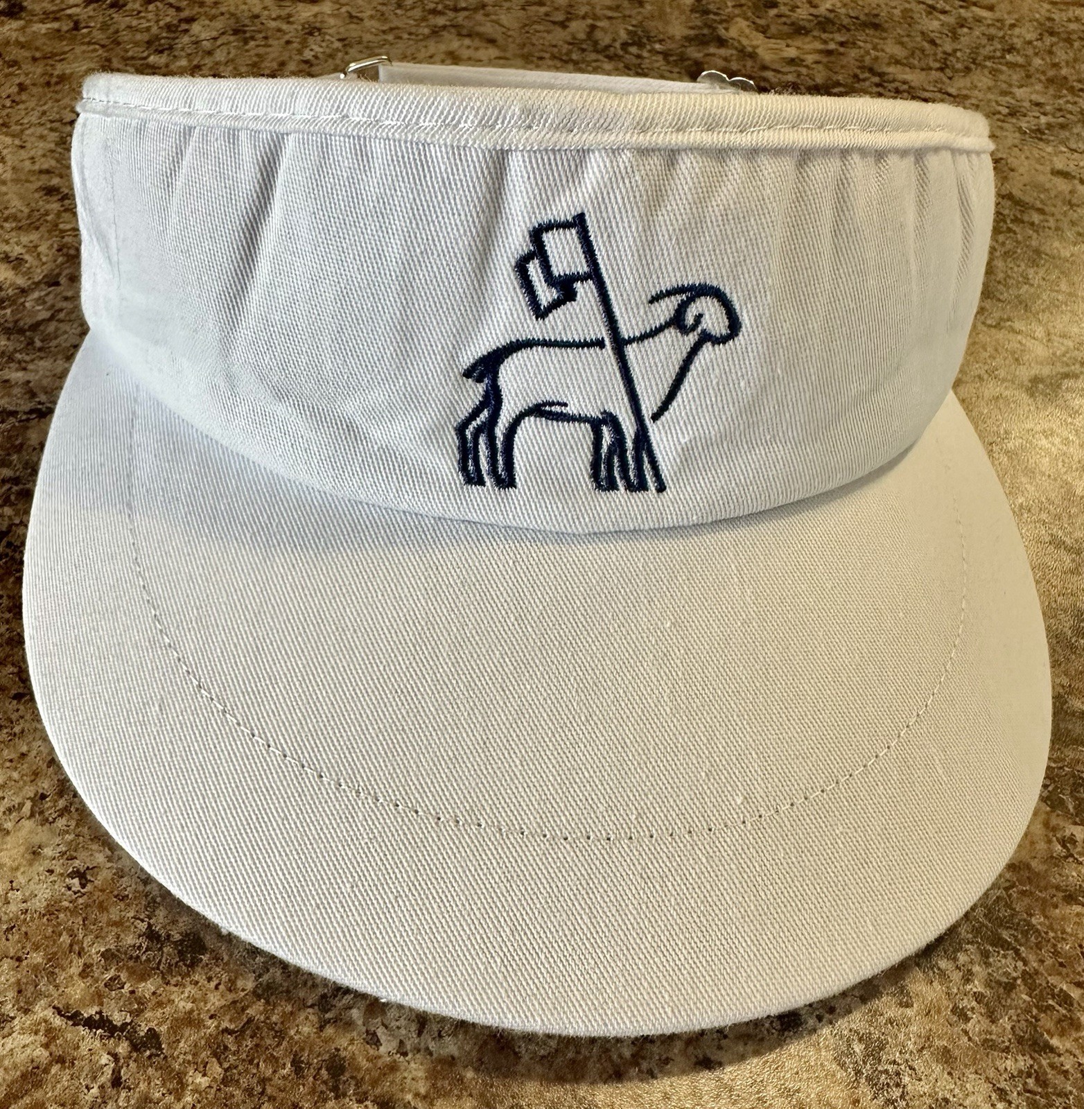 Titleist White Visor Hat Adjustable Strap White O… - image 1