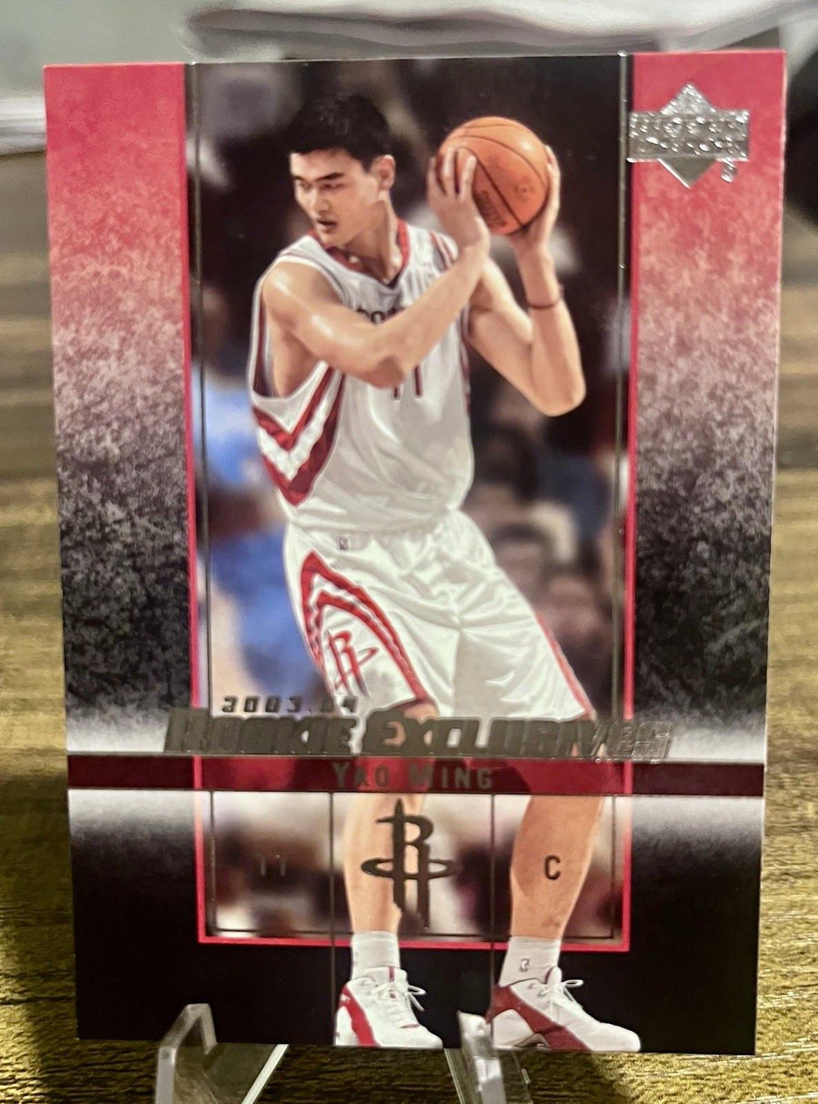 2003-04 Upper Deck Rookie Exclusives YAO MING (RC) Rockets HOF