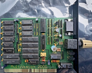3 State MultiVision 2000 Scan Doubler für Amiga 2000 / 3000 A2000 Recapped
