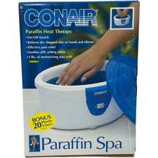 Conair Pro Paraffin Heat Therapy Spa Hands Elbows Aloe Vera Bonus 20 Liners New