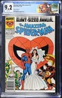 Amazing Spider-Man Annual # 21 CGC 9.2 WP Marvel Wedding Newsstand Custom Label