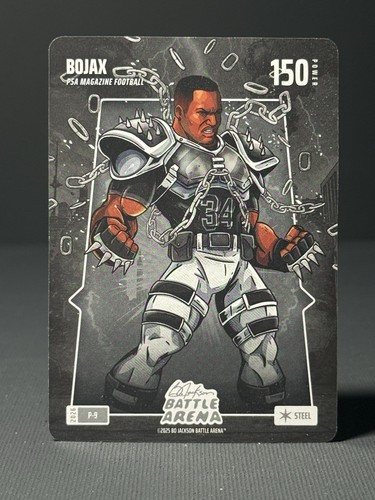 Bo Jackson Battle Arena 2026 Bojax P-9 PSA Magazine Exclusive SP Steel 150 Power