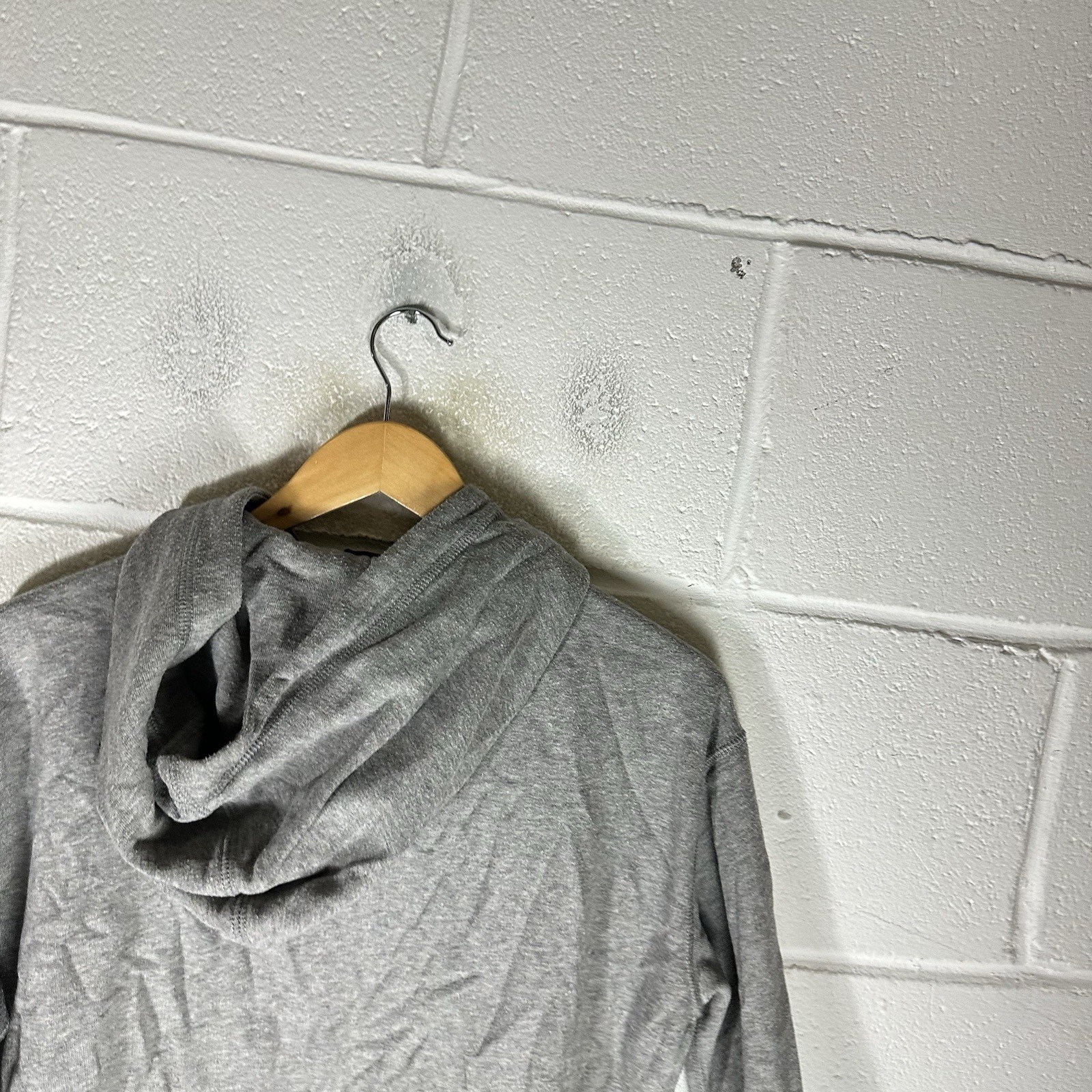 Polo Ralph Lauren felpa con cappuccio donna grigio medio bianco pony zip felpa RL