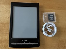 Sony PRS-T1 WLAN, 15,2 cm (6 Zoll) - Schwarz +SD Karte