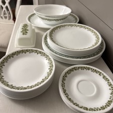 Vintage Corelle Corning Ware Crazy Daisy Spring Blossom 36 Pcs USA 