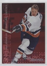 1999 ITG Be A Player Millennium Signature Series Ruby 345/1000 Olli Jokinen 1o3