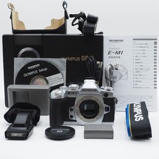 OLYMPUS OM-D E-M1 Silver Body Mirrorless Shut...