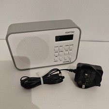 Azatom Desire X Grey DAB+ DAB FM Radio Alarm Clock Portable bluetooth Speaker  