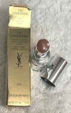 YSL Loveshine High Shine Caring Lipstick 204 MELTED HONEY Full Sz 3.2g New/Box