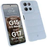 HandyhüLle FüR Motorola Moto G17/G17 Power/G15/G15 Power Bizon Case Cover Blau