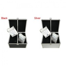 CheckOutStore Aluminum CD/DVD Hanging Sleeves Storage Box Holds 300 Discs