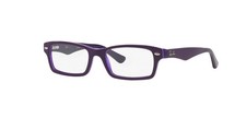 Ray-Ban Junior Kid's Rectangular Eyeglass Frames RB1530 48mm Violet