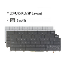 US UK SP RU FR GR Keyboard for DELL 049NVP 0M6VRM 0H6DNV 0RNK14 09FHR6 0H7Y56