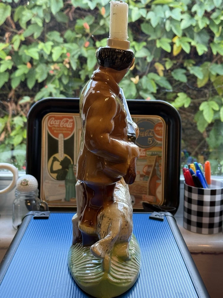 Decantador de licor vintage 1973 Ezra Brooks Heritage China firmado Foto 4 de 4