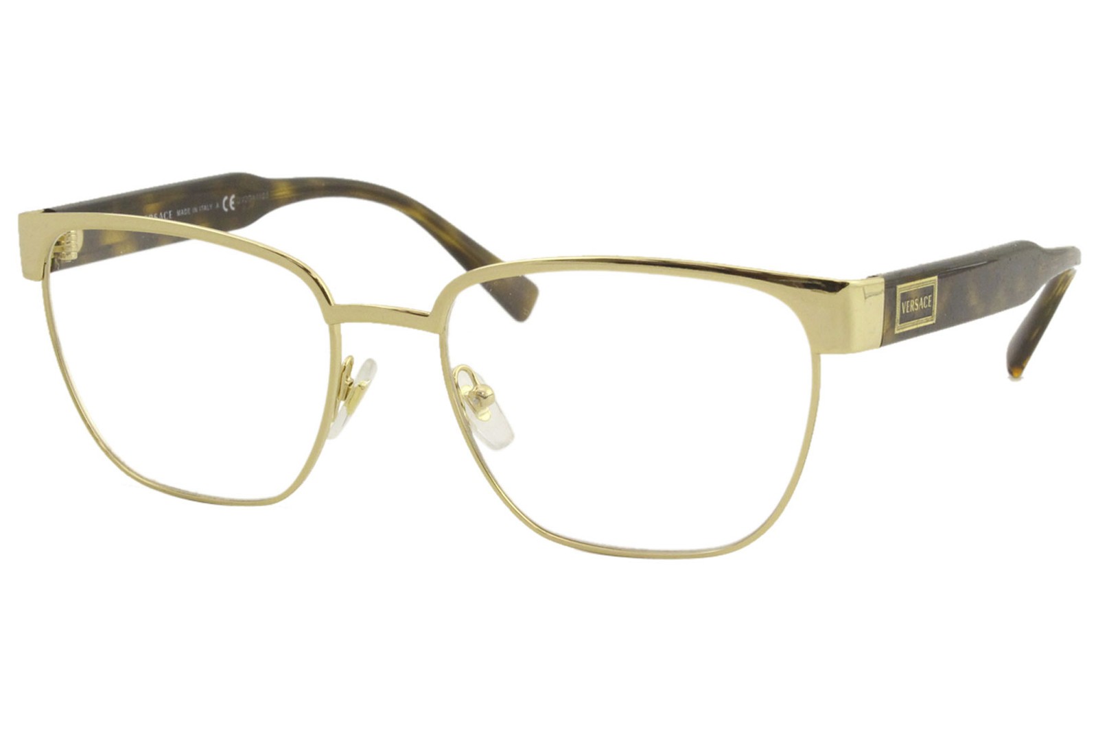 Versace Women's Eyeglasses VE1264 VE/1264 1460 Gold Full Rim Optical Frame 54mm