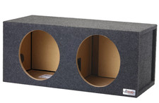Atrend 12 in Dual Slot Vented Subwoofer Enclosure - Proudly USA Built For Alpine
