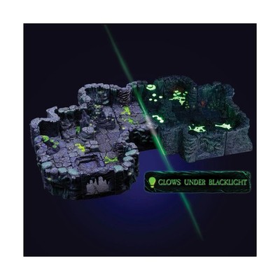 Dwarven Forge Dwarvenite Cavern Set Caverns Core Underdoom (Painted) NM