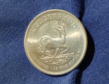 2018 SOUTH AFRICAN KRUGERRAND 1oz 999 Fine Silver Coin Bullion grade. 68.30 per troy oz