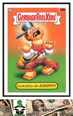 2022 Topps Garbage Pail Kids: Book Worms #60b Jammed-Up Johnny