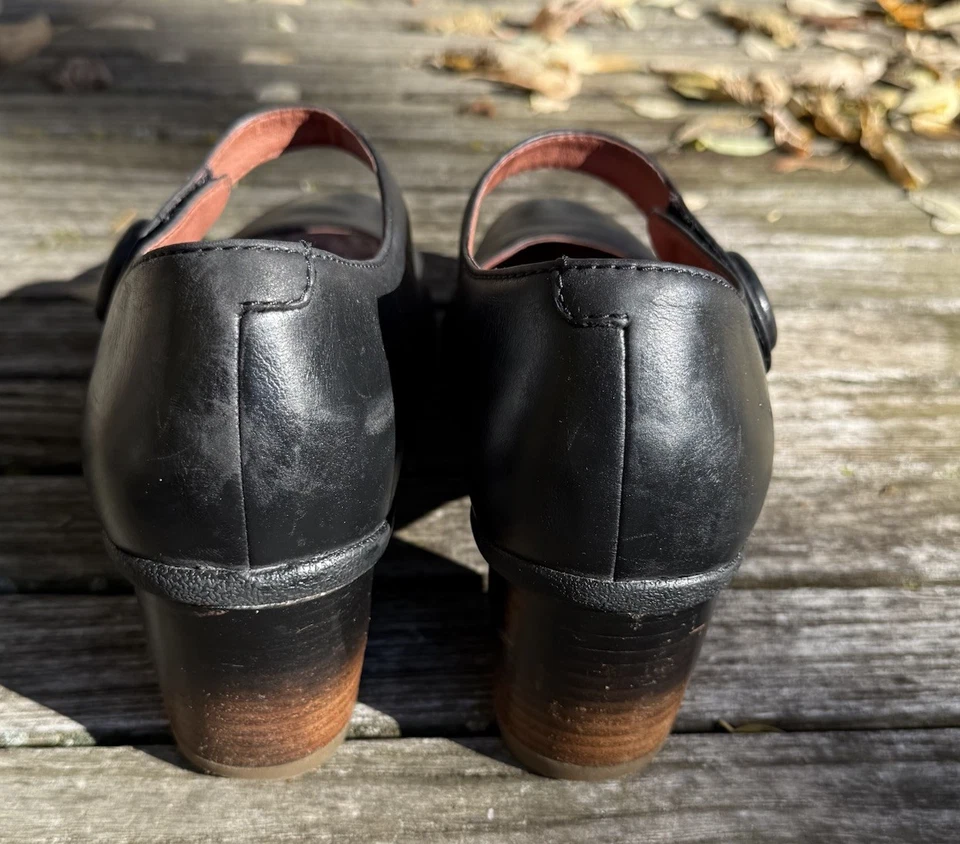 Dansko Page Women’s Black Mary Jane’s Size 41 US 10 Retro Style, Comfortable - Image 2 of 4