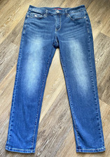 Guess Mens Brit Rocker Slim Tapered Jeans Blue Stretch Pants Size 34x30