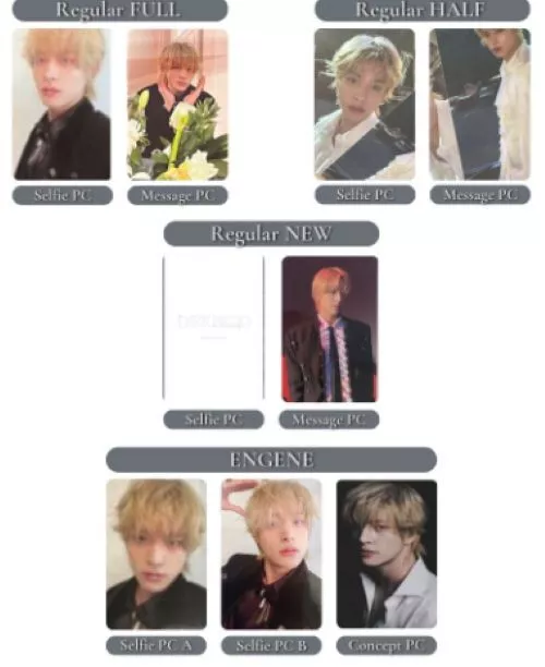 ENHYPEN 4th Mini Album DARK BLOOD Official PHOTOCARD POSTCARD JAKE
