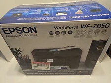 Epson WF-2850 All-In-One Wireless Inkjet Color Printer with Scanner, Copier, Fax