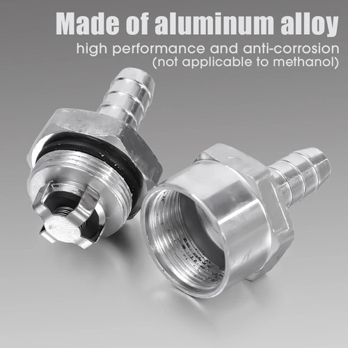 UK 6-12mm ALUMINIUM NON RETURN CHECK ONE WAY VALVE ROLLOVER BREATHER FUEL SYSTEM - Picture 9 of 14