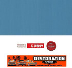 <!--F#f_0-->HOLDEN FE FC SEDAN TWILIGHT BLUE HERRINGBONE RIBBED ROOF HEAD HOOD LINING(6I)<!--F/-->